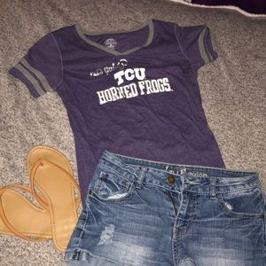 TCU horned frogs tee